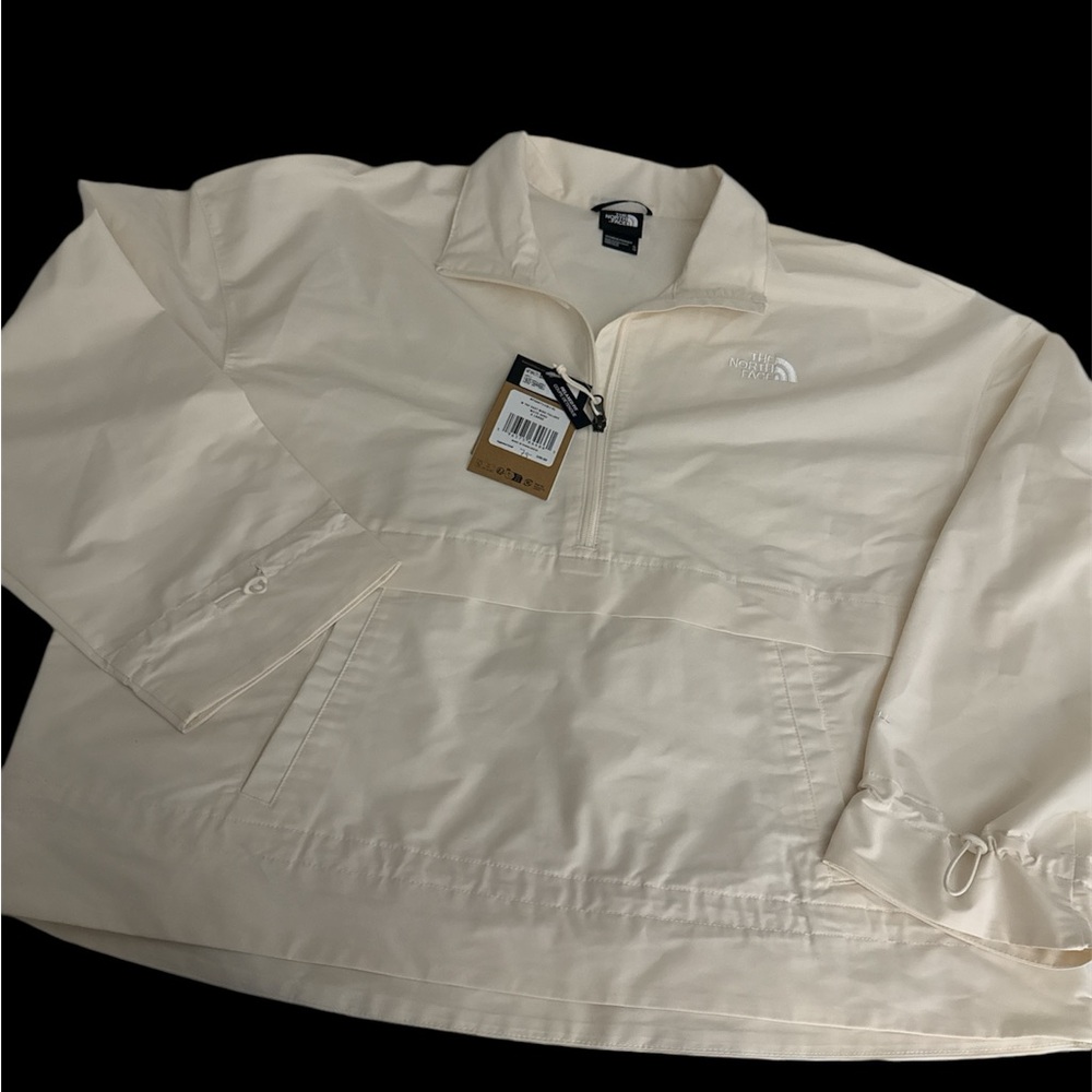 TNF Easy wind Pullover WHITE DUNE size XL - Picture 3 of 8